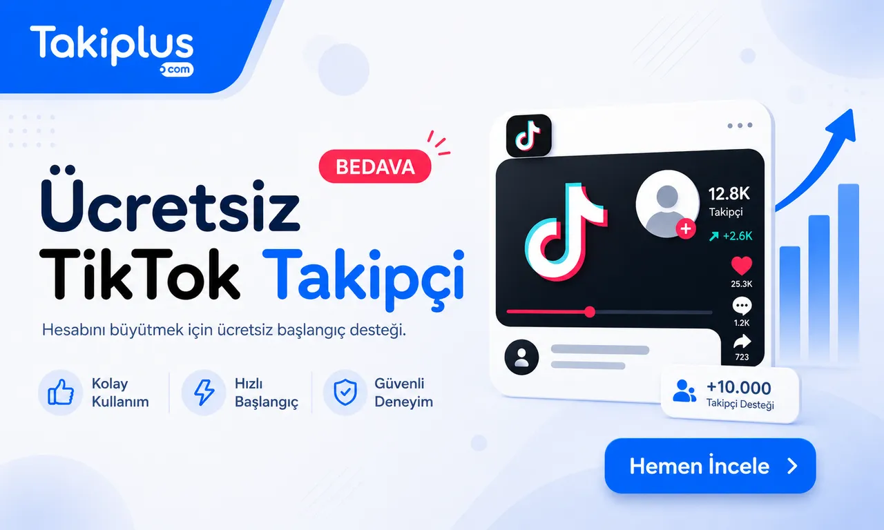 Ücretsiz TikTok Takipçi: Şifresiz Günlük Deneme